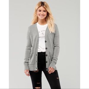 hollister boyfriend cardigan